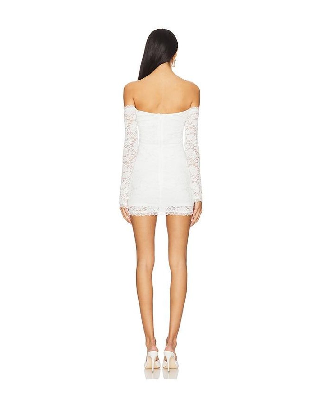 superdown White Bailey Mini Dress