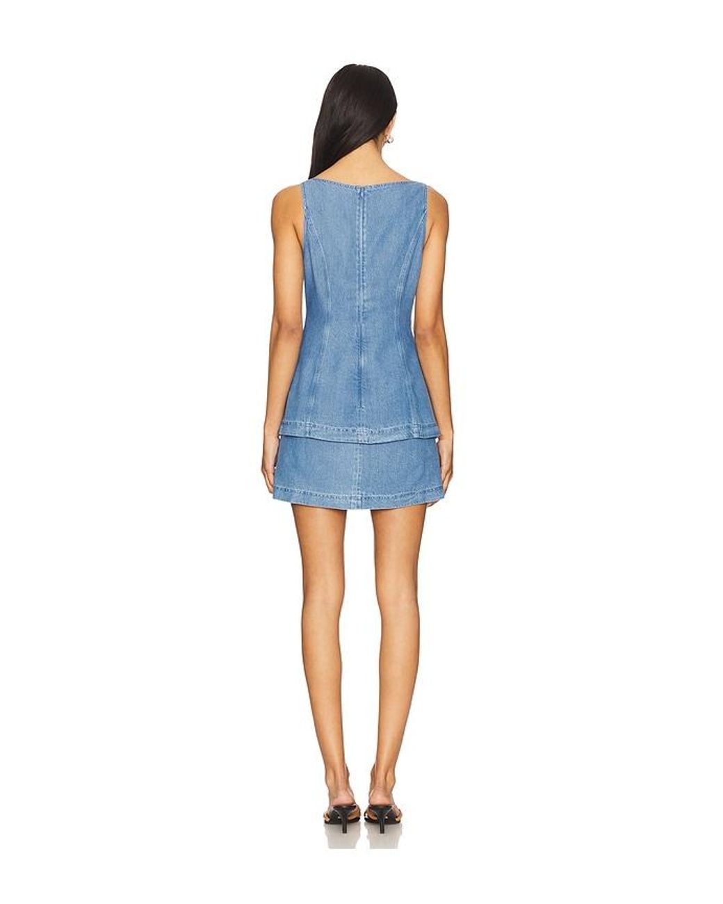 Lovers + Friends Blue Belle Mini Dress