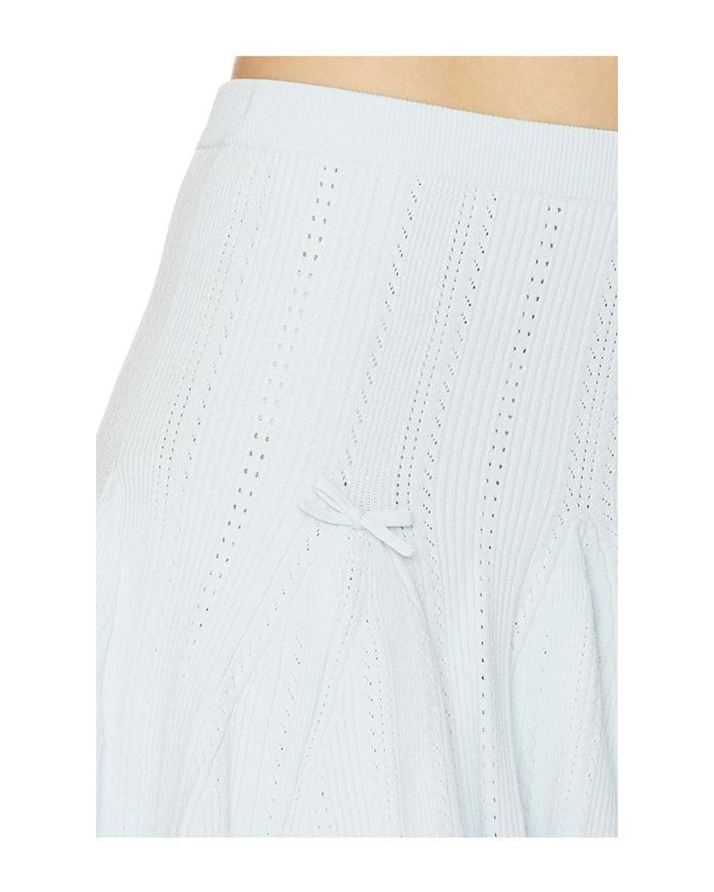 LoveShackFancy White Meryl Skirt