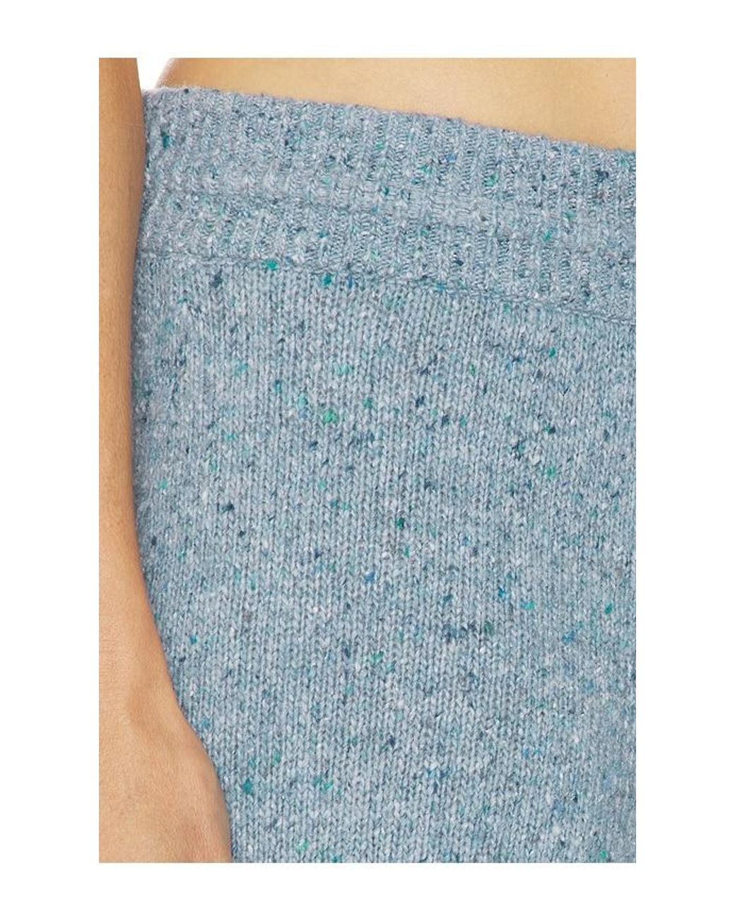 Helsa Blue Paxton Fleck Knit Pant