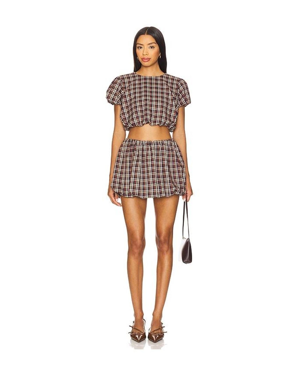 Show Me Your Mumu Black Highland Bubble Skort