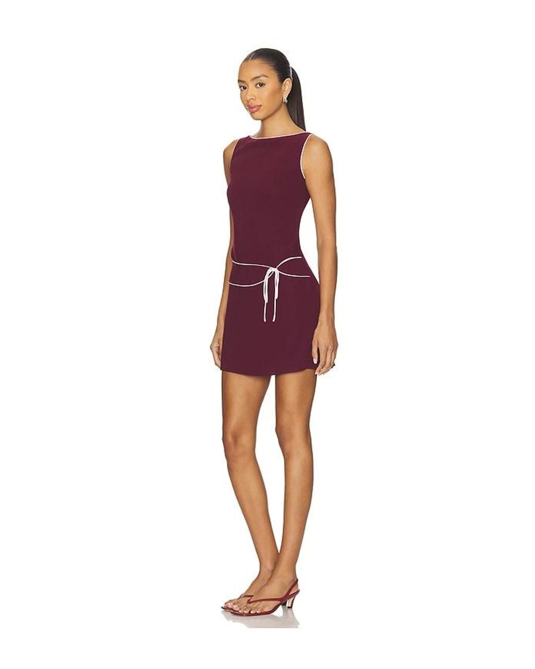 Amanda Uprichard Red X Revolve Scotlyn Dress