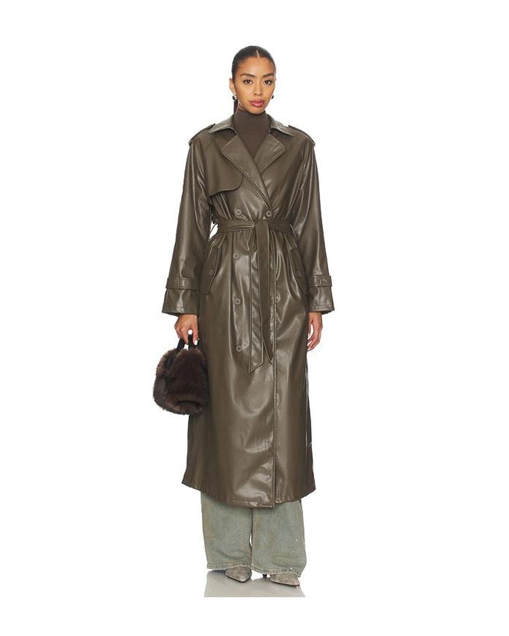 Lioness Green X Revolve Penny Trench Coat