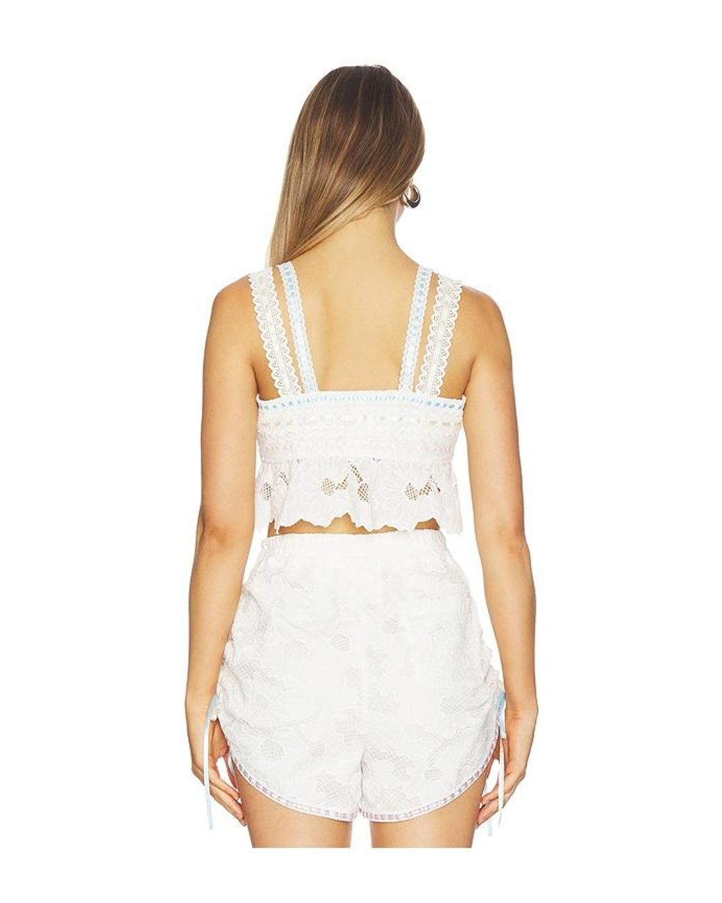 Celiab White Salak Top
