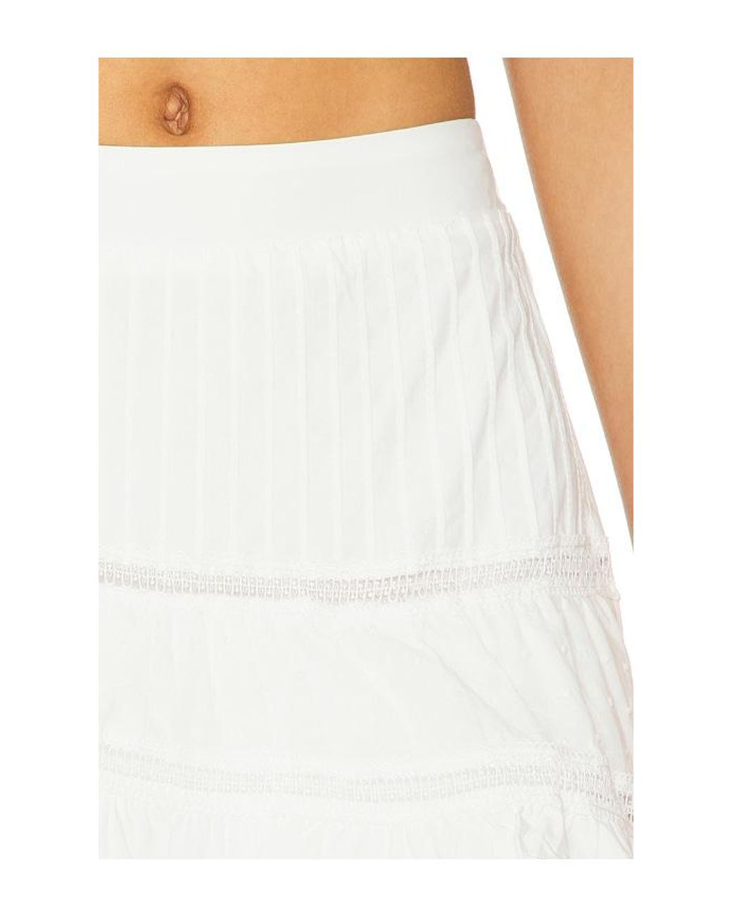 Astr White Kensley Skirt