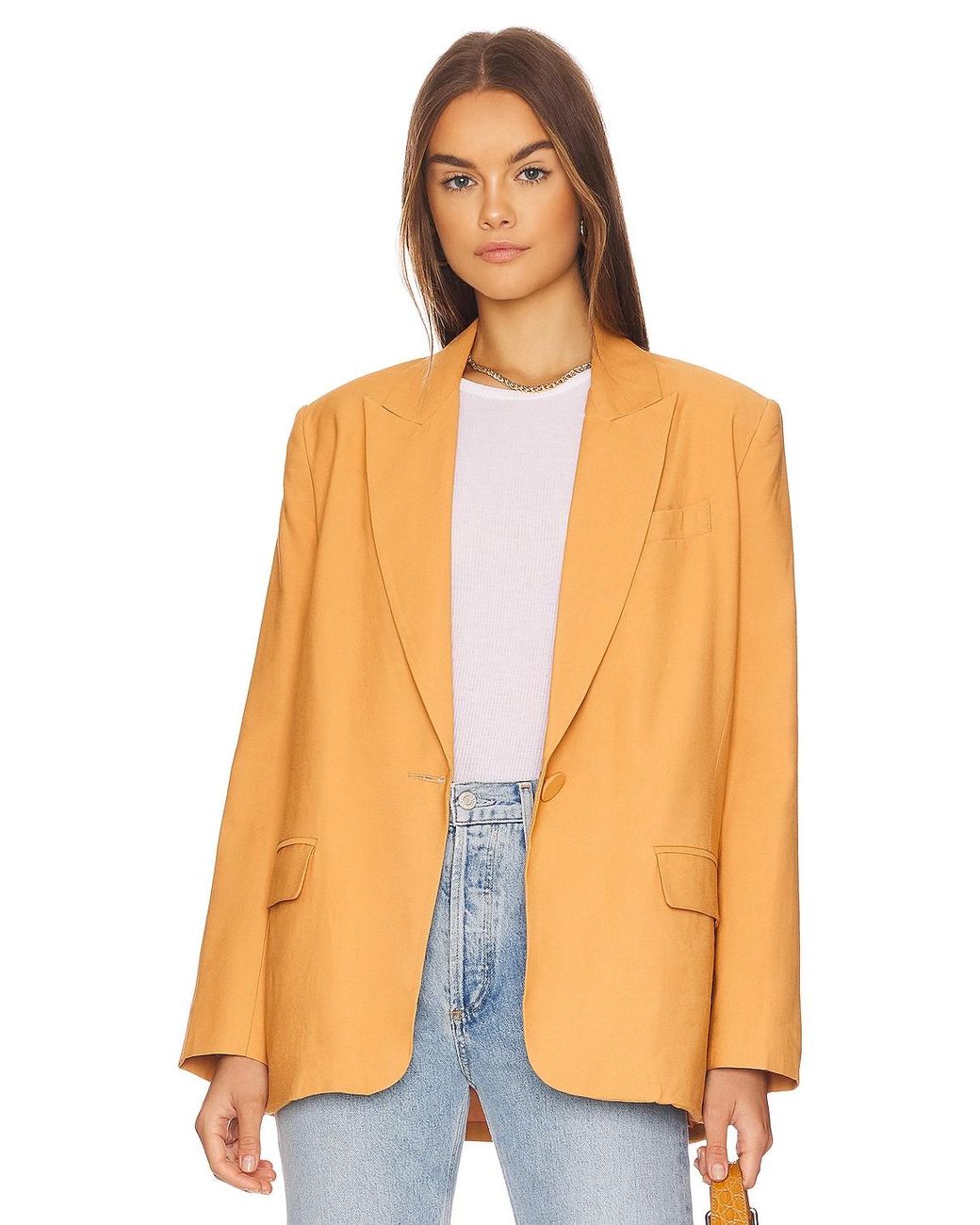 Damen Bekleidung Jacken Blazer The Sei Synthetik BLAZER OVERSIZED in Orange Sakkos und Anzugsjacken 