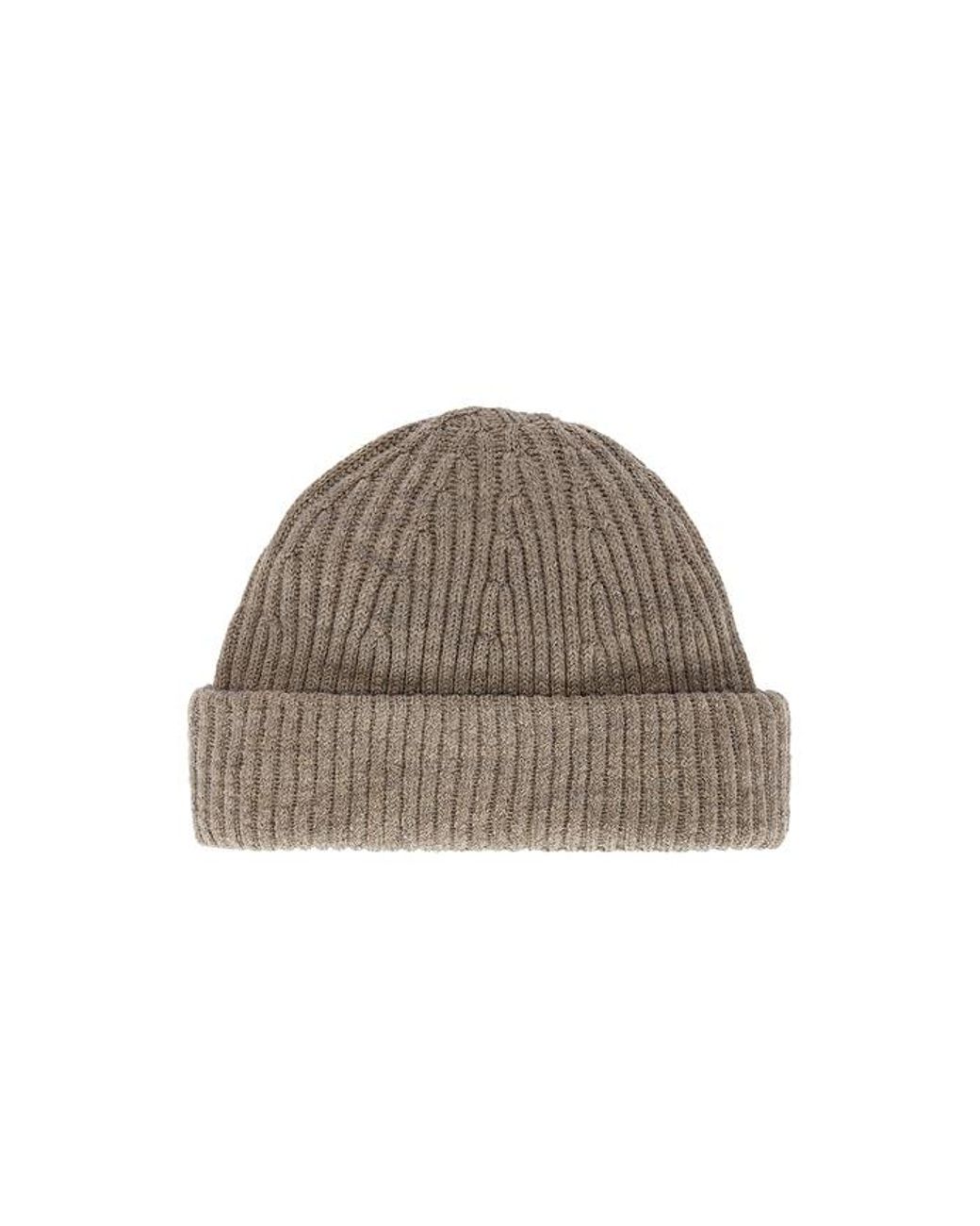 NN07 Brown Rib Beanie for men
