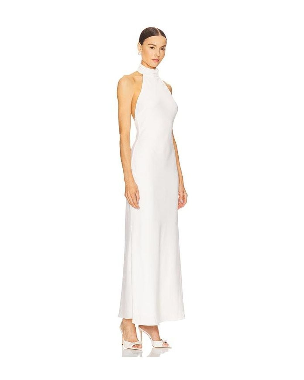 Misha White X Revolve Evianna Satin Gown