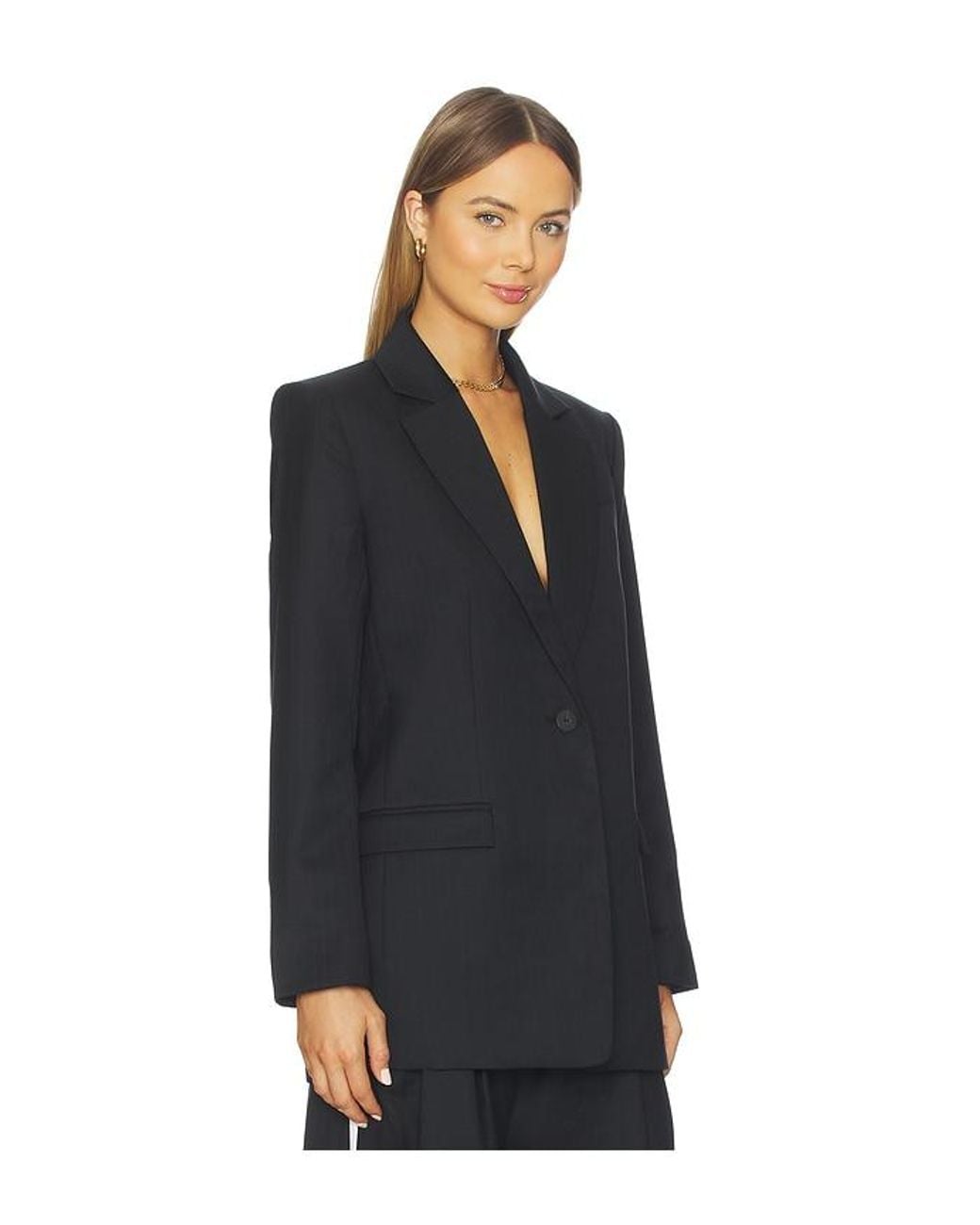 St. Agni Black Split Back Blazer