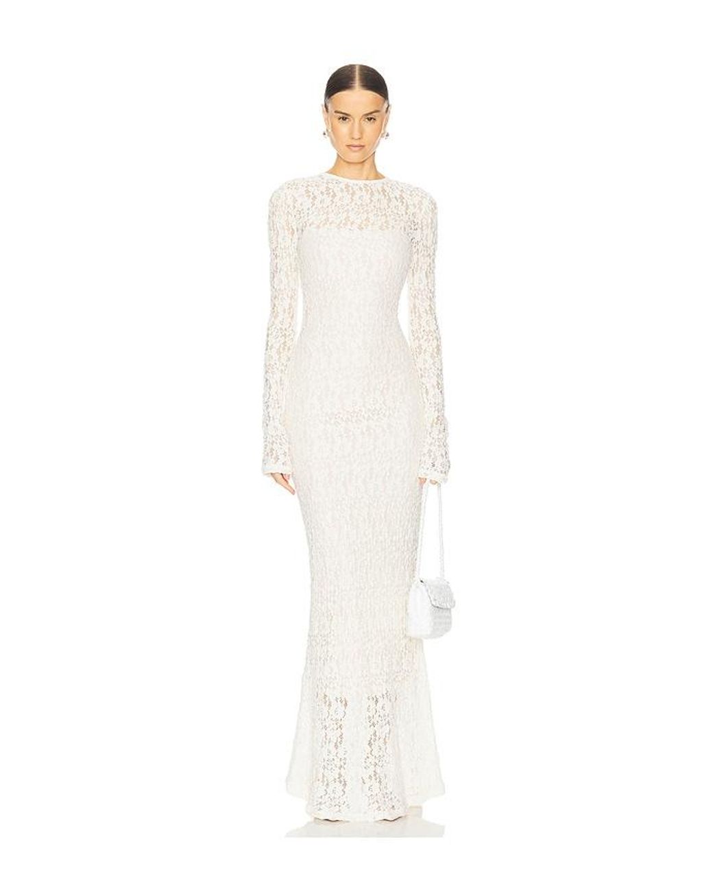 L'academie White Kayden Maxi Dress