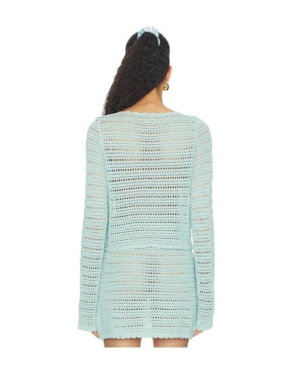 Show Me Your Mumu Blue Offshore Top