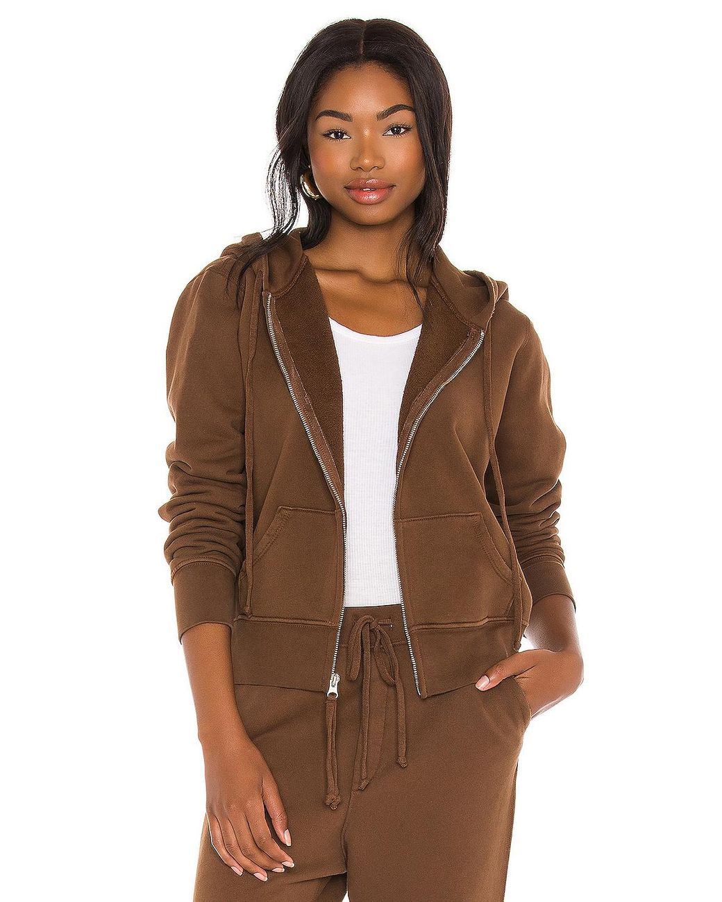 nili lotan zip up moletom com capuz