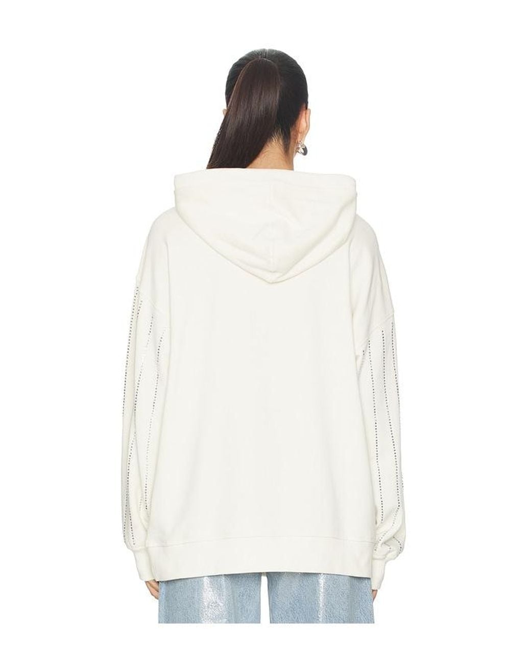 Terez White X Revolve Yankees Gem Pinstripe Hoodie