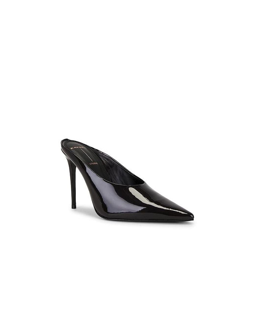 Black Suede Studio Black Fallon 100 Pump