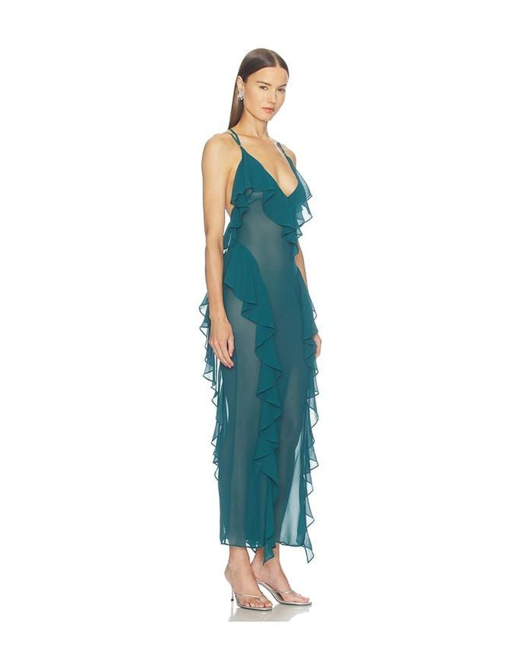 Camila Coelho Blue Taja Maxi Dress