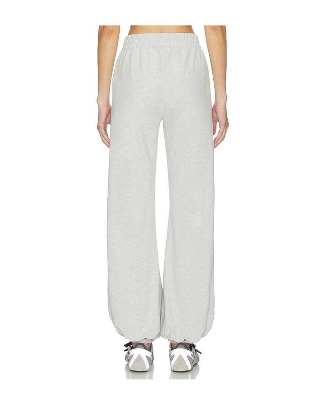 Norma Kamali White Boyfriend Puff Jog Pant