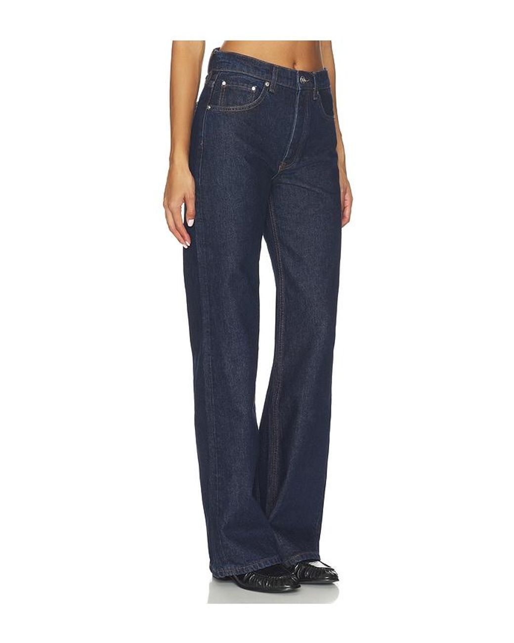 Anine Bing Blue Hugh Jean