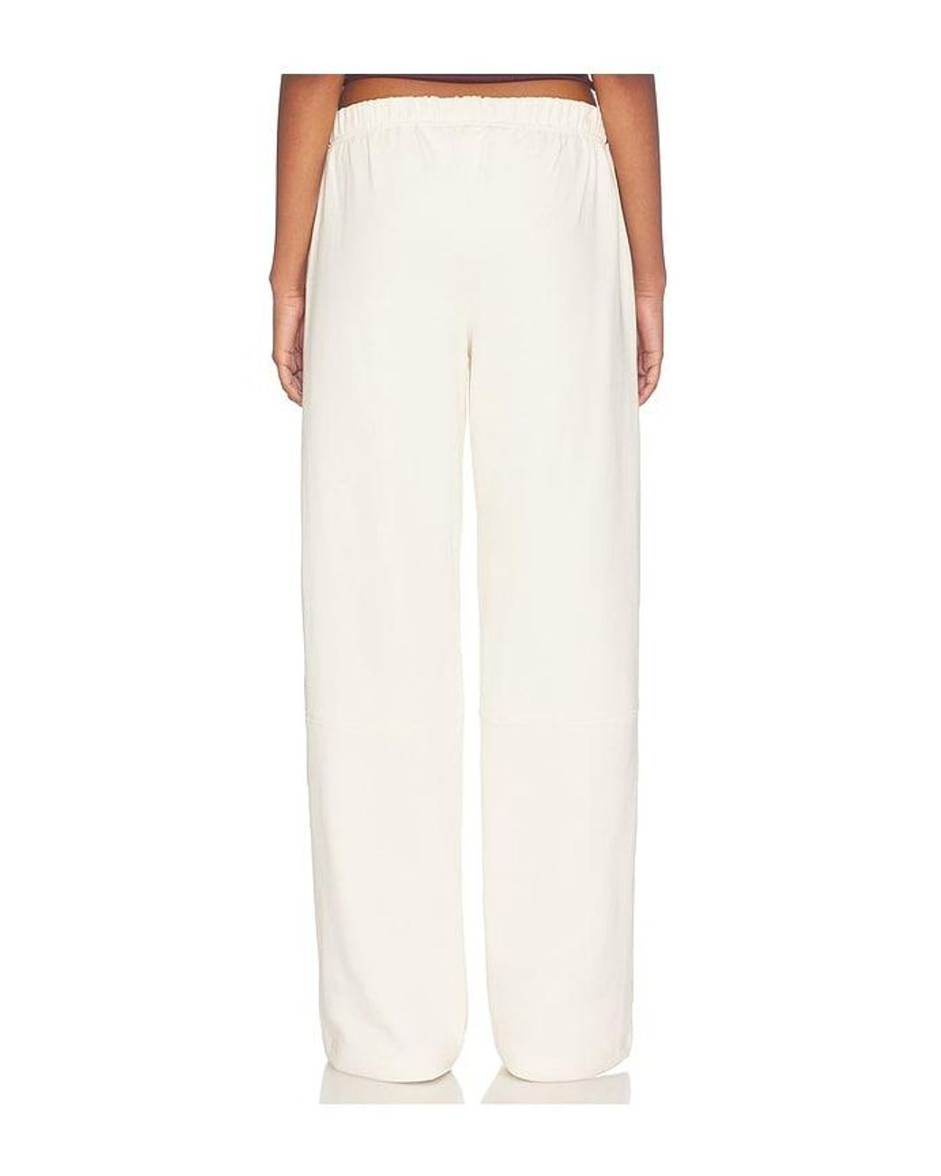 Rag & Bone White The Everyday Terry Seamed Track Pant