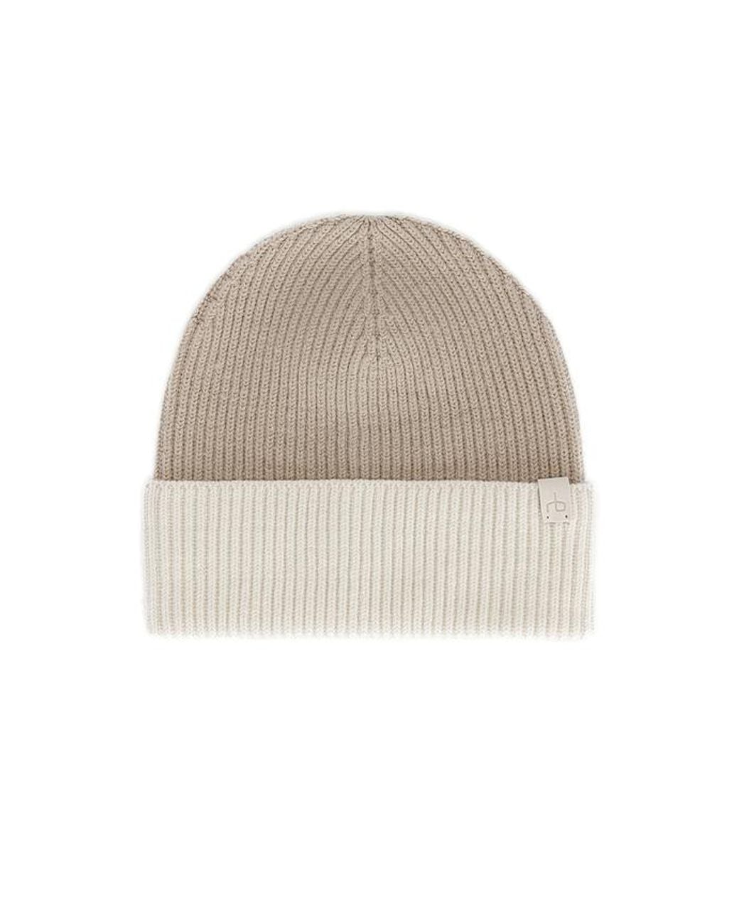 Rag & Bone Natural Tonale Mütze Blake