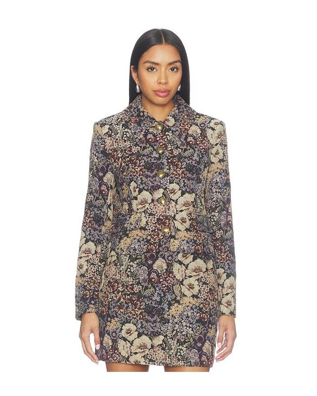 Veronica Beard Multicolor Wilde Jacket With Collar