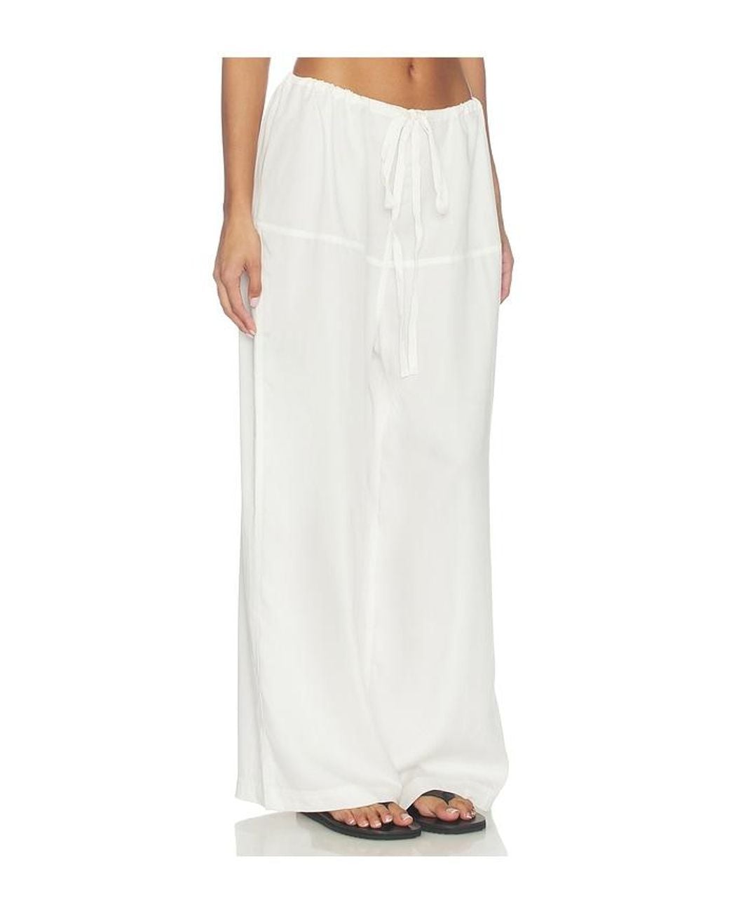 With Jean White Norah Pant