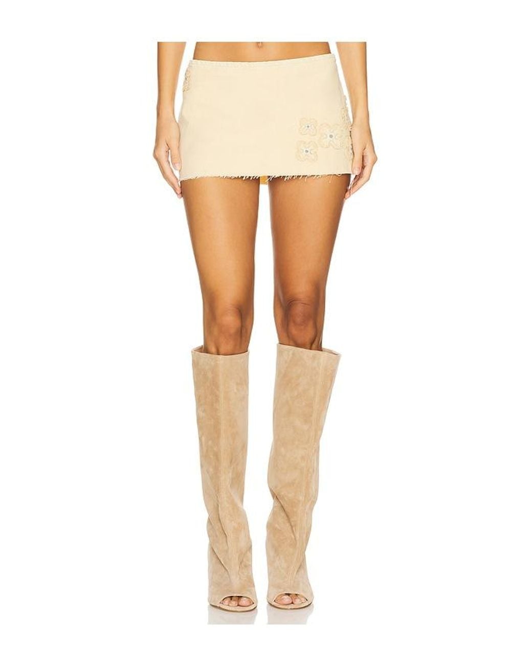 I.AM.GIA White Fauna Skort