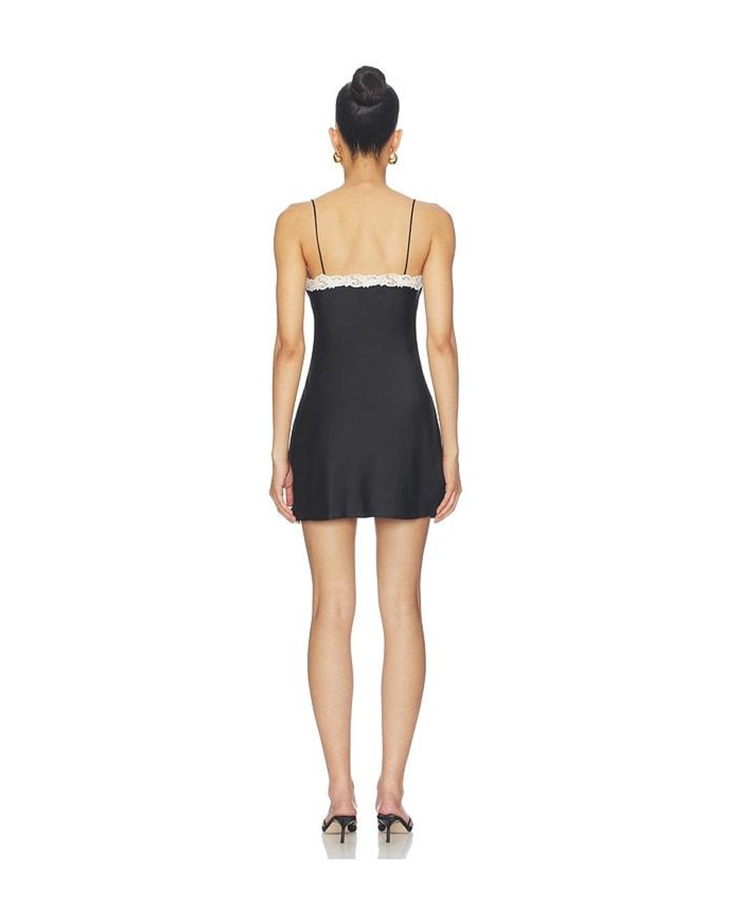 LoveShackFancy Black Maristella Dress