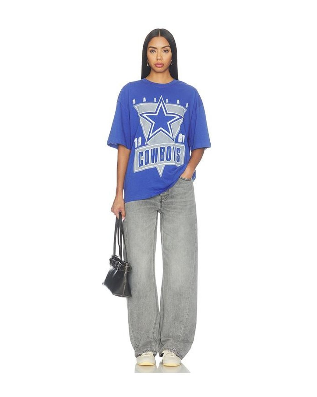 Junk Food Blue Cowboys Oversized Tee