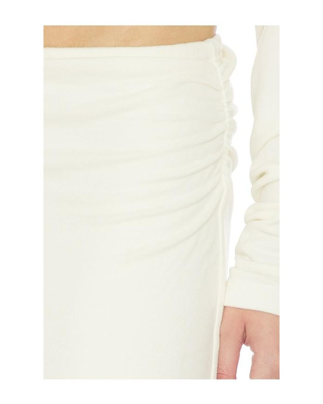 SNDY'S White Ainara Maxi Skirt