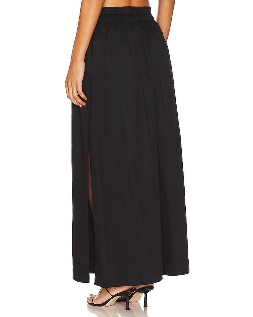 Mikoh Swimwear Black Delia Skirt