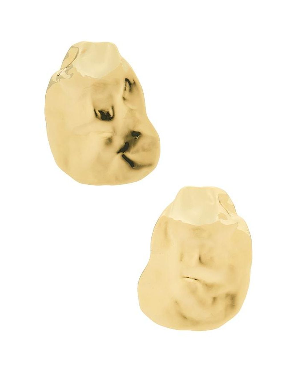 Lelet Metallic Hera Hammered Earrings