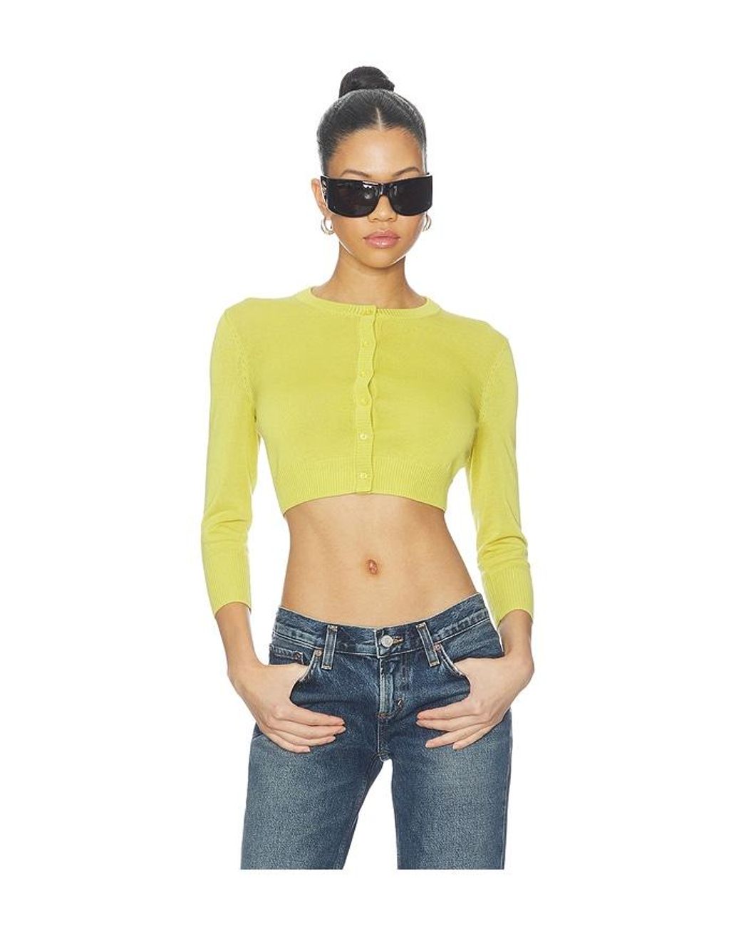 EB DENIM Blue Juniper Cropped Cardigan