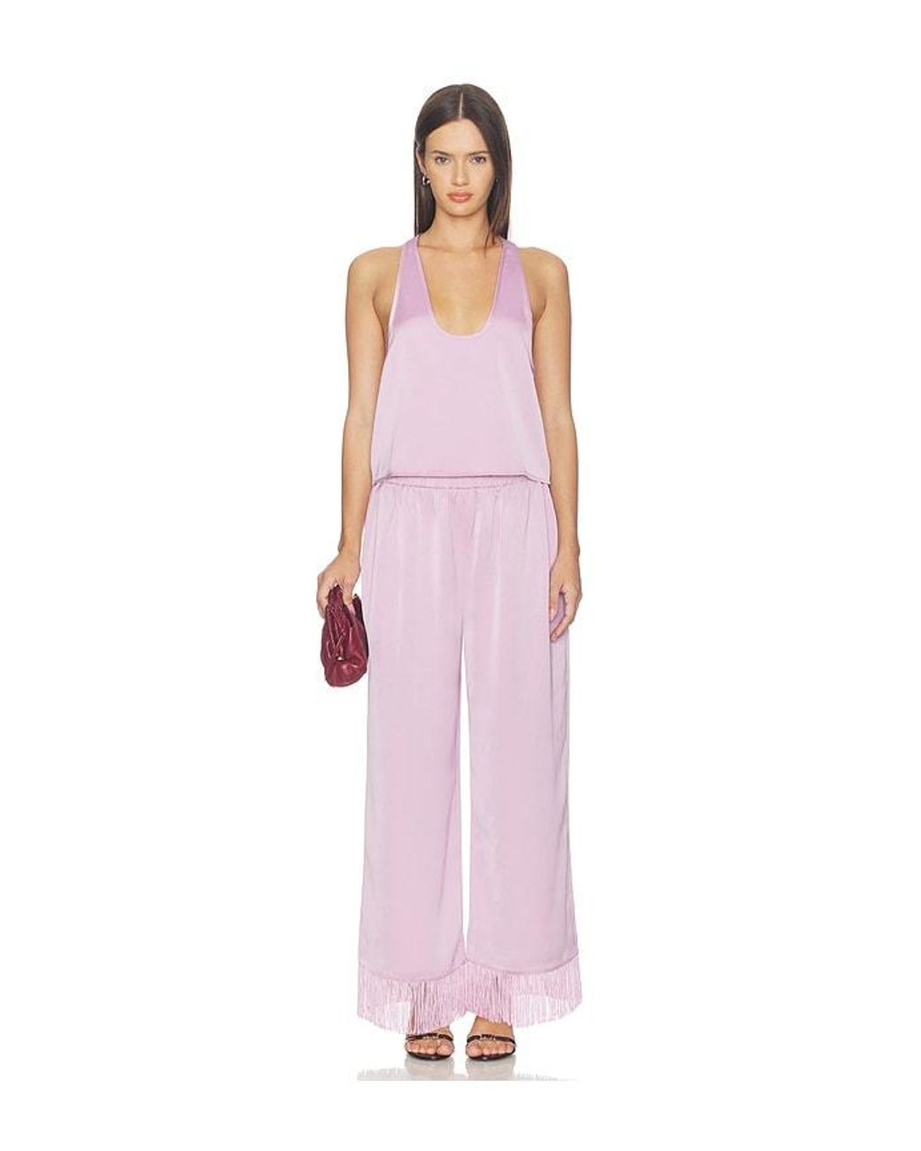 Artless Pink X Revolve Blair Fringe Pants
