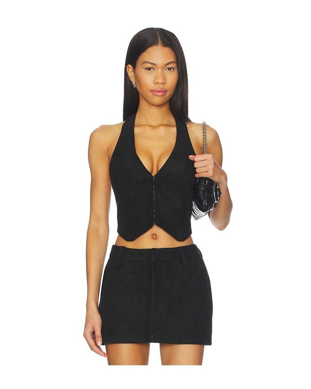 Nakedvice Black X Revolve The Staten Vest Top