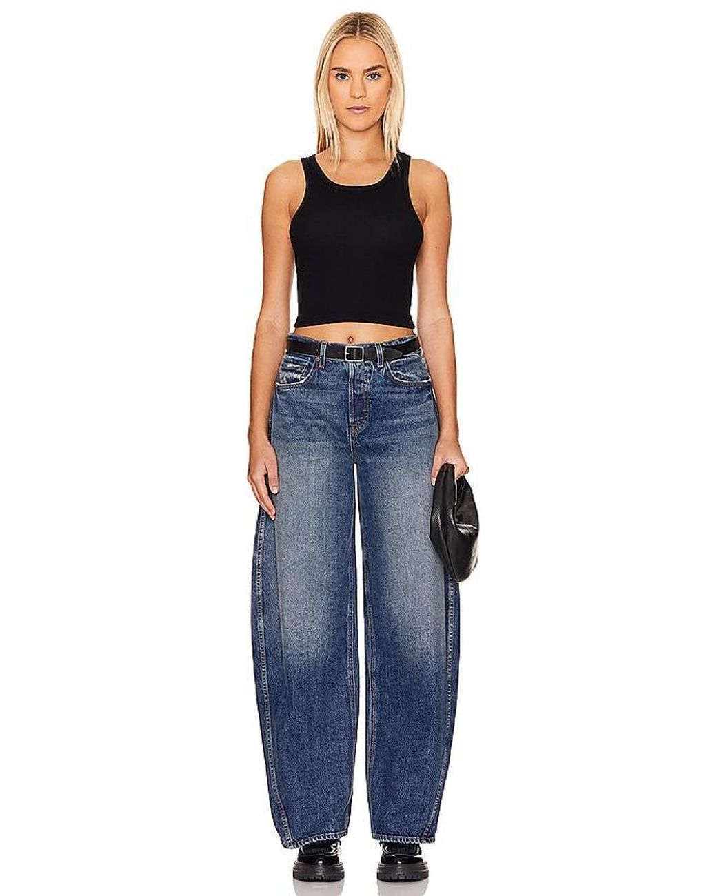 Cotton Citizen Blue Verona Crop Tank