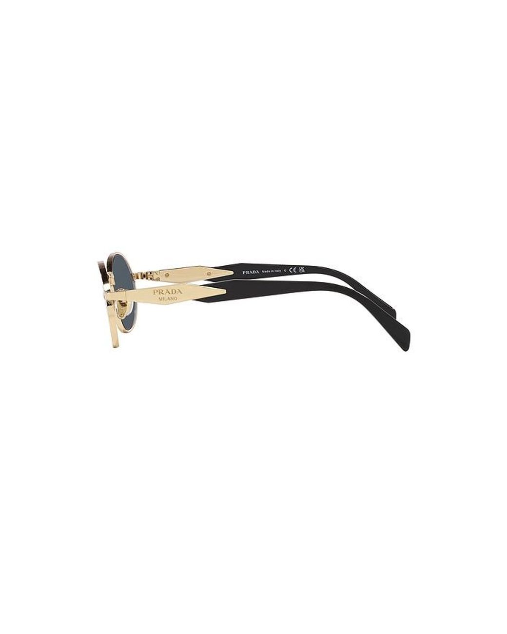 Prada Blue Round Sunglasses