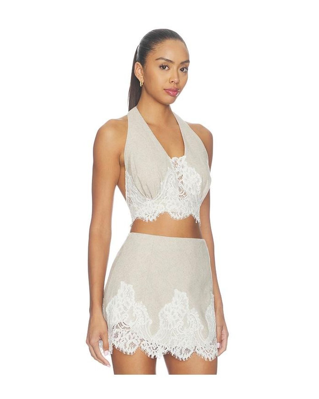V. Chapman White Lavinia Top