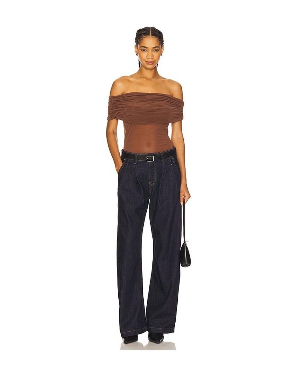 Elodie the Label Brown Fred Top