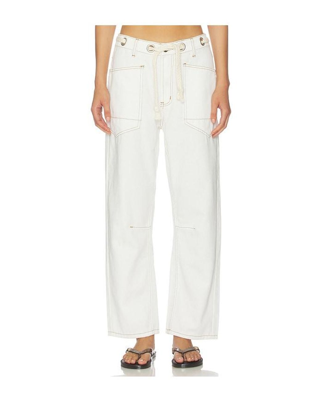 Lioness White Rush Hour Jeans