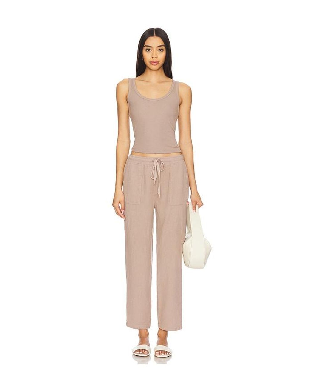 Bobi Natural Geripptes Top