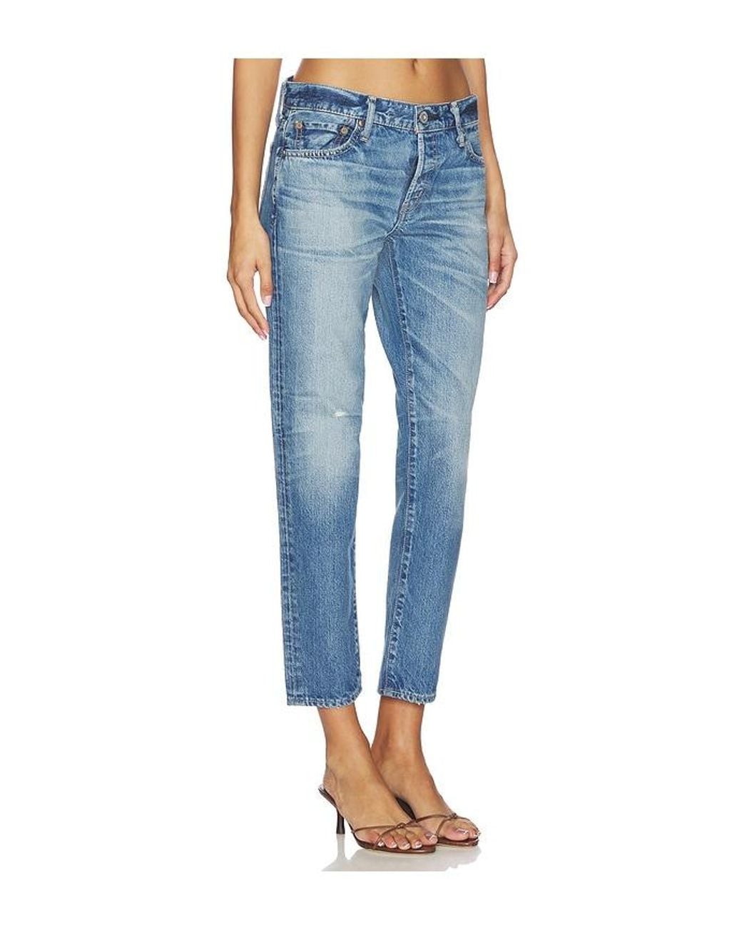 Moussy Blue Wrentham Tapered Jeans