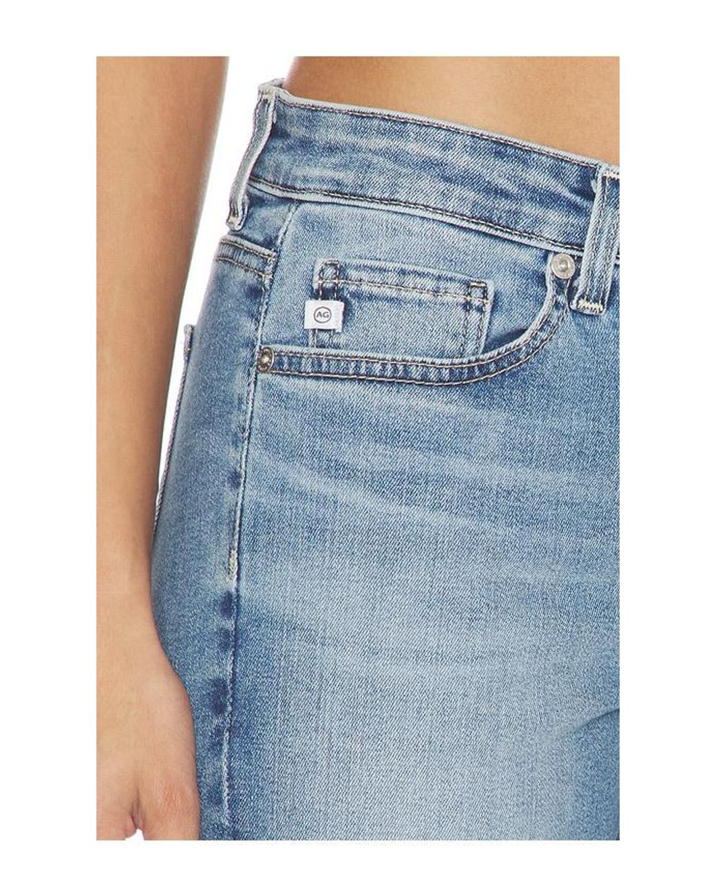 AG Jeans Blue Sandra Straight Leg Jeans
