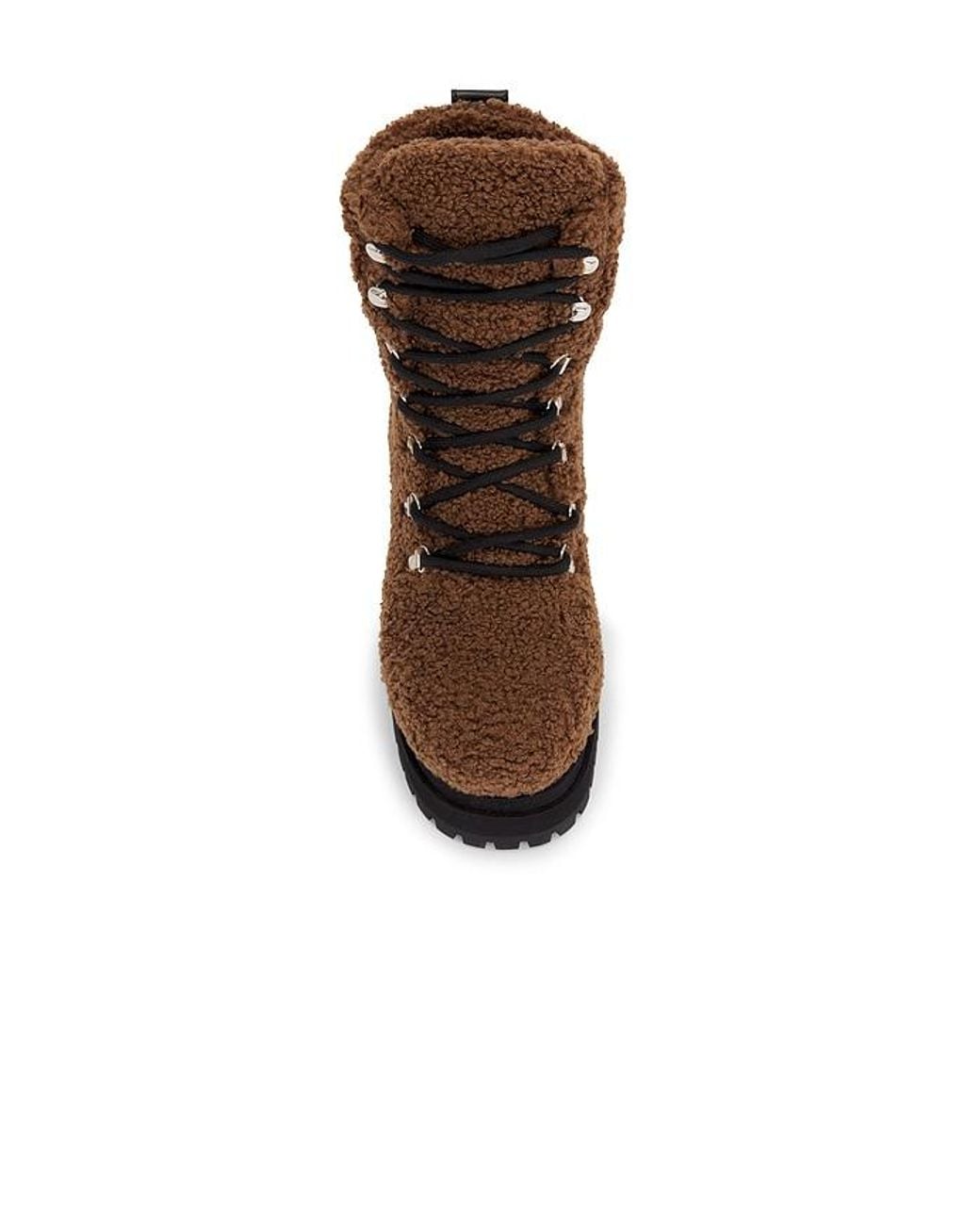 MARIA LUCA Brown Acacia Teddy Hiking Boot
