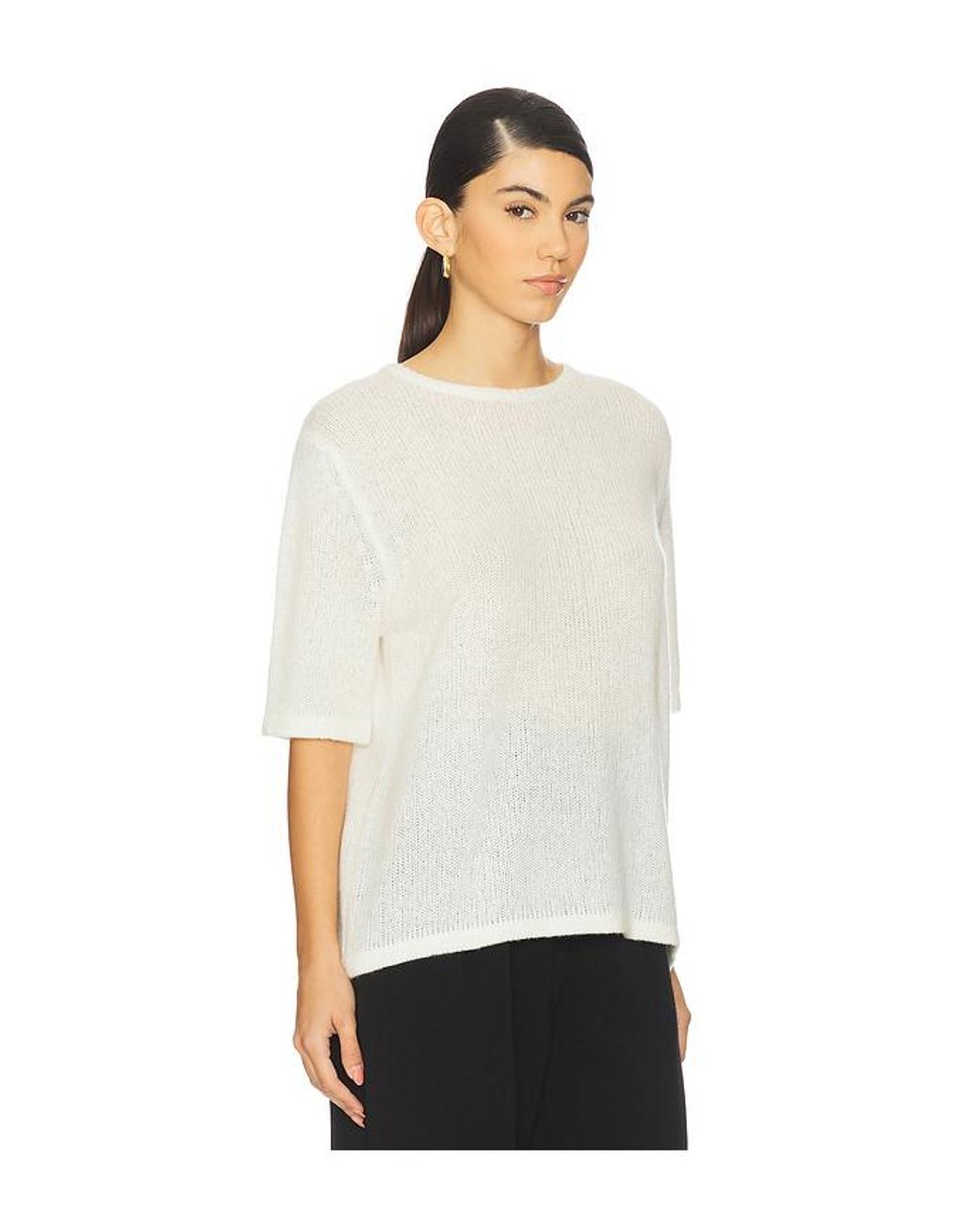 Lisa Yang White Cecelia T-Shirt