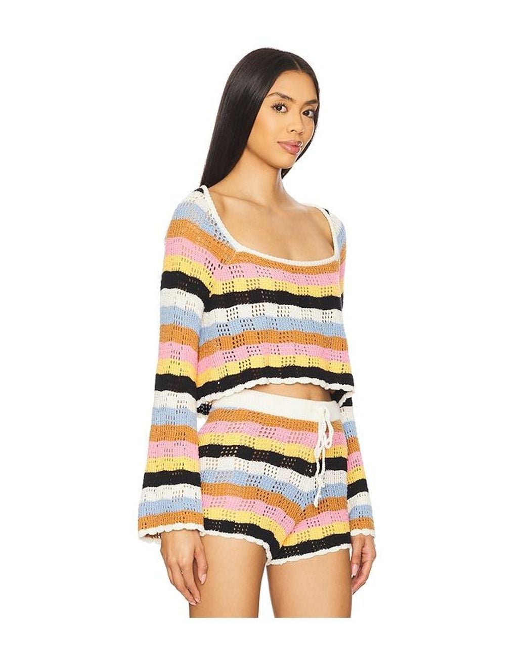 LSPACE Multicolor Lost Tides Top