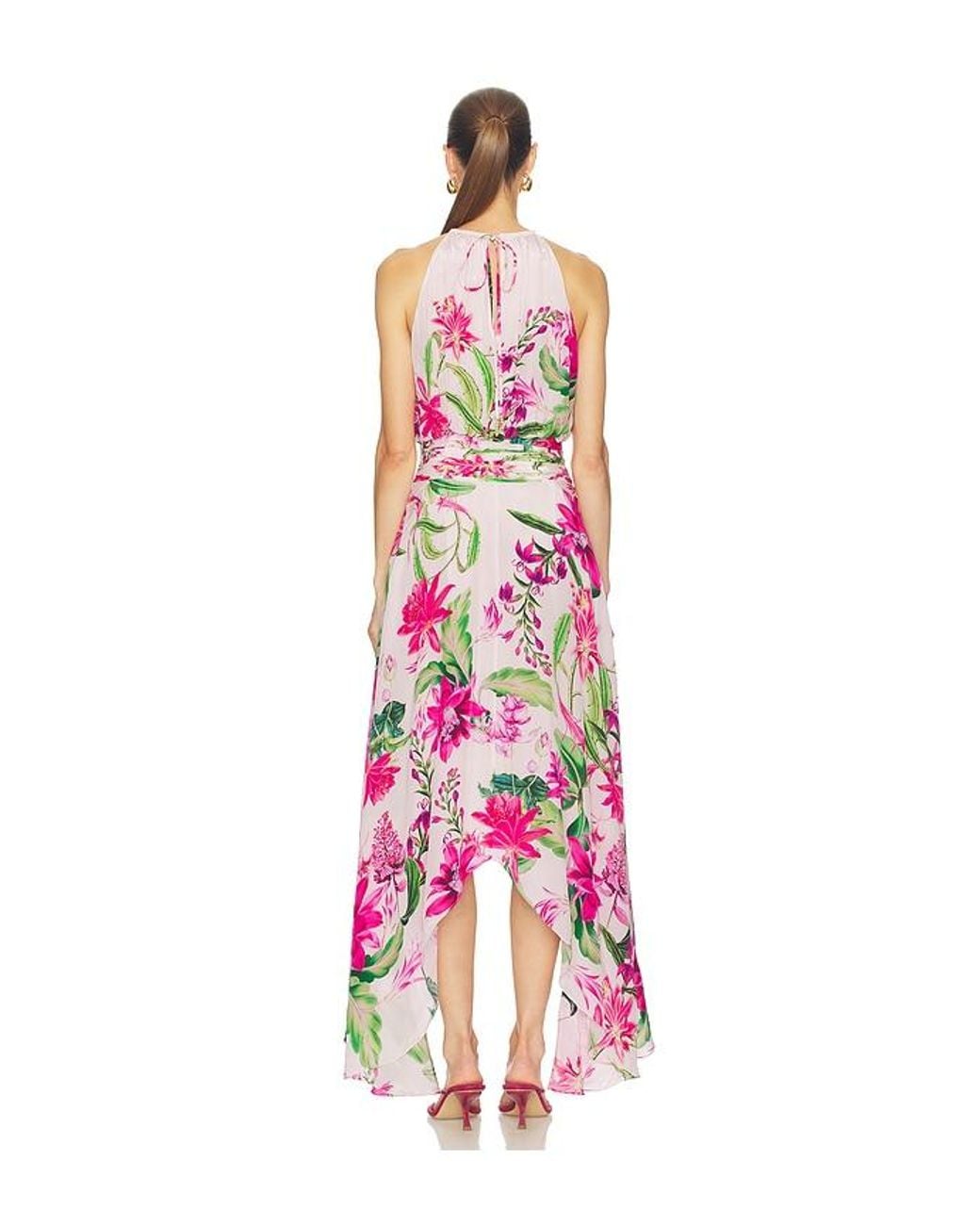 Rococo Sand White Hanky Hem Maxi Dress