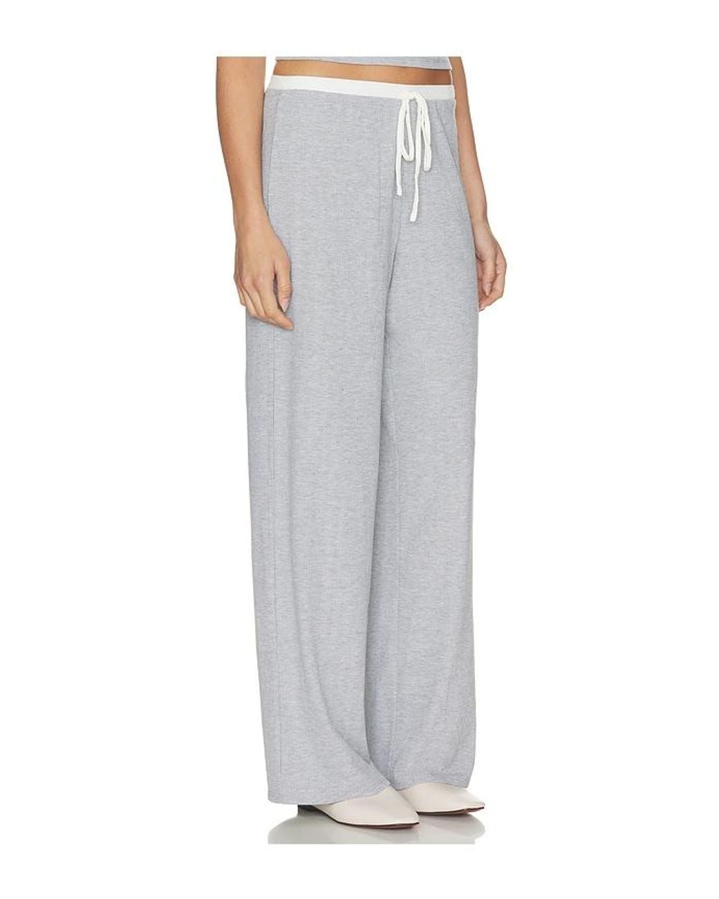 Lovers + Friends Gray Reagan Pant