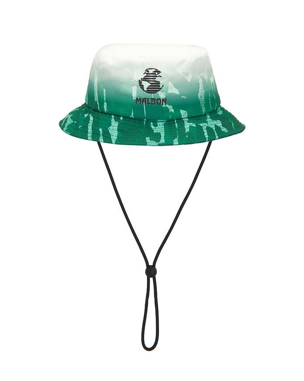 Malbon Green X Golf & Bass Club Sponsors Bucket Hat for men