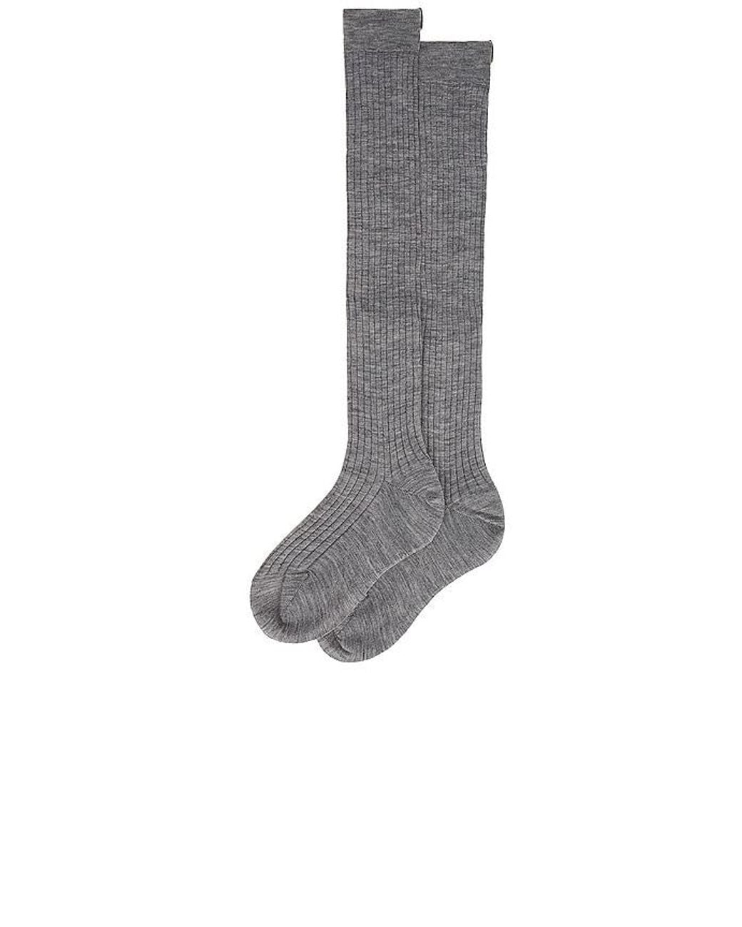 Comme Si Gray The Knee High Sock