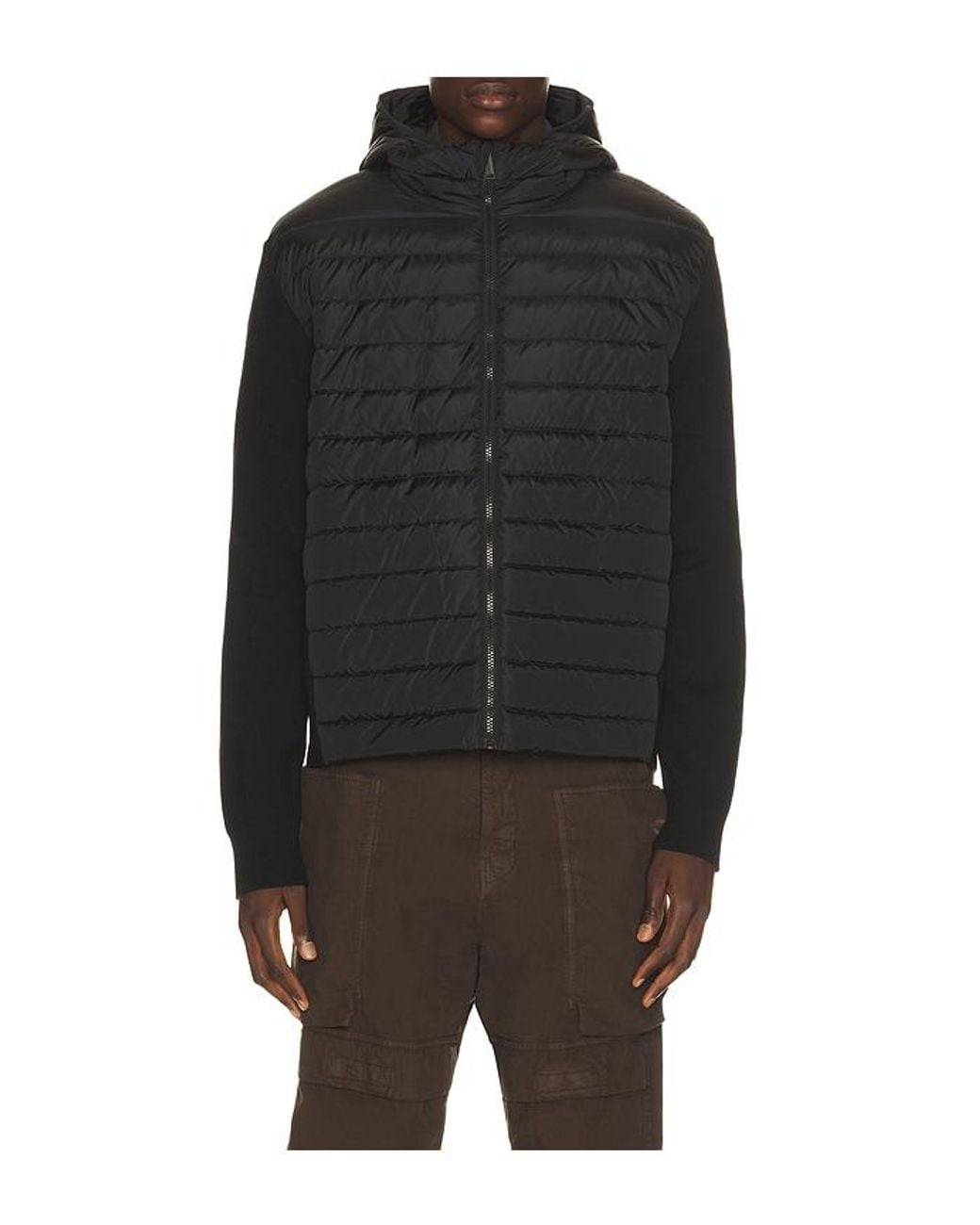 Canada Goose Black Hybridge Flavio Hoodie for men